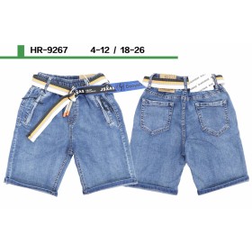 Spodenki Jeansy  DZIECIĘCA , size 4-12 lat, paczka 5szt, 1kolor