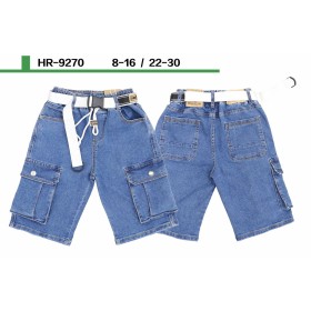Spodenki Jeansy  DZIECIĘCA , size 10-18 lat, paczka 5szt, 1kolor