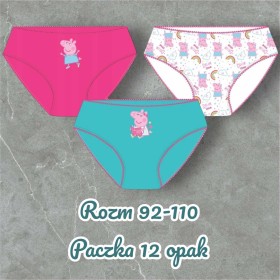 Majtki dziecięcy ,rozm 92-110, paczka 12szt, mix kolor