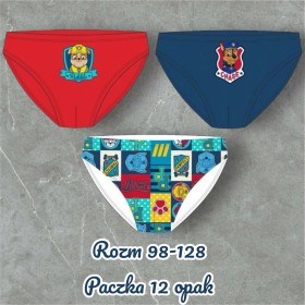 Slipy dziecięcy ,rozm 98-128, paczka 12szt, mix kolor