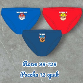 Slipy dziecięcy ,rozm 98-128, paczka 12szt, mix kolor