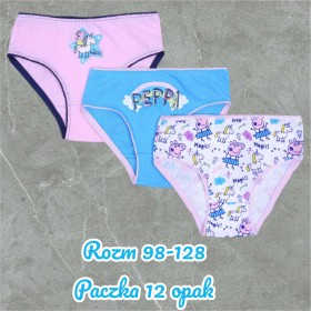 Majtki dziecięcy ,rozm 98-128, paczka 12szt, mix kolor
