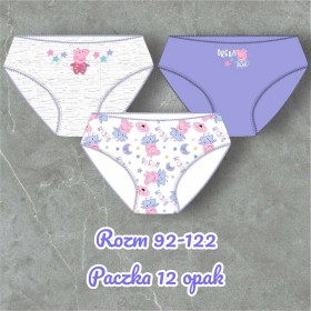 Majtki dziecięcy ,rozm 92-122, paczka 12szt, mix kolor