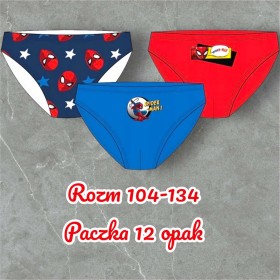 Slipy dziecięcy ,rozm 104-134, paczka 12szt, mix kolor