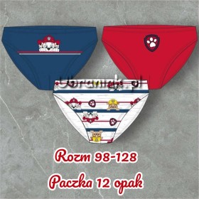 Slipy dziecięcy ,rozm 98-128, paczka 12szt, mix kolor