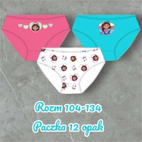 Majtki dziecięcy ,rozm 104-134, paczka 12szt, mix kolor