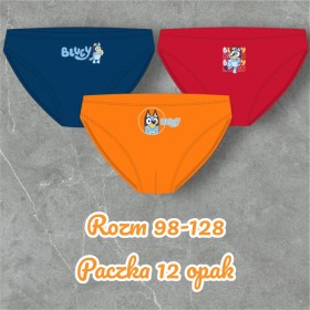 Slipy dziecięcy ,rozm 98-128, paczka 12szt, mix kolor