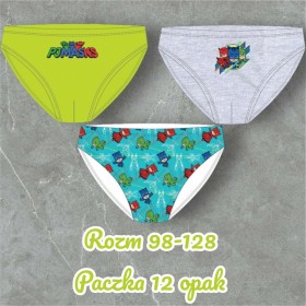 Slipy dziecięcy ,rozm 98-128, paczka 12szt, mix kolor