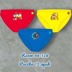 Slipy dziecięcy ,rozm 98-128, paczka 12szt, mix kolor