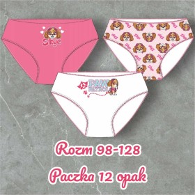 Majtki dziecięcy ,rozm 98-128, paczka 12szt, mix kolor