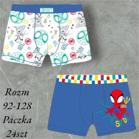 Bokserki dziecięcy ,rozm 92-128, paczka 24szt, mix kolor