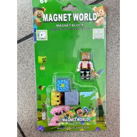 ZABAWKI MAGNET WORLD . 12 SZT / PACZKA, KOLOR JAK NA ZDZIĘCIU