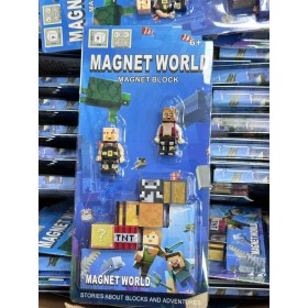 ZABAWKI MAGNET WORLD . 12 SZT / PACZKA, KOLOR JAK NA ZDZIĘCIU