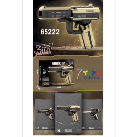 ZABAWKI PISTOLET . 6 SZT / PACZKA, KOLOR JAK NA ZDZIĘCIU