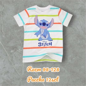 Bluzki DZIECIĘCE , size 98-128,paczka 12szt, 1kolor