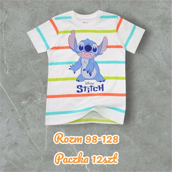 Bluzki DZIECIĘCE , size 98-128,paczka 12szt, 1kolor