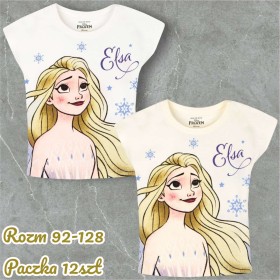 Bluzki DZIECIĘCE , size 92-128,paczka 12szt, mix kolor