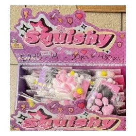 ZABAWKI SQUISHY. 20 SZT / PACZKA, KOLOR JAK NA ZDZIĘCIU