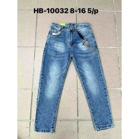 Spodnie Jeansy DZIECIĘCE , size 8-16lat,paczka 10szt, 1kolor