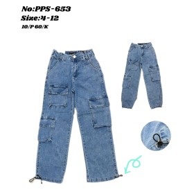 Spodnie Jeansy DZIECIĘCE , size 4-12 lat,paczka 10szt, 1kolor
