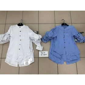 Koszule DZIECIĘCE , size 6-16 lat,paczka 6szt, 1kolor