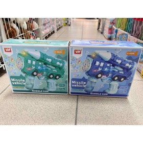 ZABAWKI BUBBLE GUN . 6 SZT / PACZKA, KOLOR JAK NA ZDZIĘCIU
