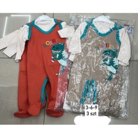Kombinezon DZIECIĘCE , size 3-9m,paczka 3szt, 1 kolor