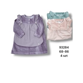 Sukienka DZIECIĘCE , size 68-86,paczka 4szt, 1 kolor