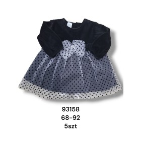 Sukienka DZIECIĘCE , size 68-92,paczka 5szt, 1 kolor