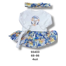 Sukienka DZIECIĘCE , size 68-86,paczka 4szt, 1 kolor