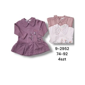Sukienka DZIECIĘCE , size 74-92,paczka 4szt, 1 kolor