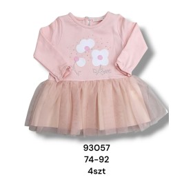 Sukienka DZIECIĘCE , size 74-92,paczka 4szt, 1 kolor