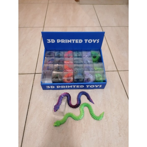 ZABAWKI  3D PRINTED TOYS. 24 SZT / PACZKA, KOLOR JAK NA ZDZIĘCIU