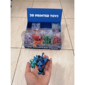 ZABAWKI  3D PRINTED TOYS. 12 SZT / PACZKA, KOLOR JAK NA ZDZIĘCIU