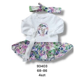 Sukienka DZIECIĘCE , size 68-86,paczka 4szt, 1kolor