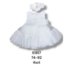 Sukienka DZIECIĘCE , size 74-92,paczka 4szt, 1kolor