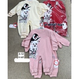 Kombinezon DZIECIĘCE , size 3-12m,paczka 4szt, 1kolor