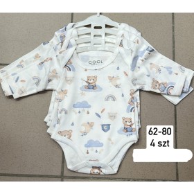 Body  DZIECIĘCE , size 62-80,paczka 4szt, 1kolor