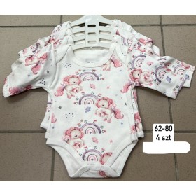 Body  DZIECIĘCE , size 62-80,paczka 4szt, 1kolor
