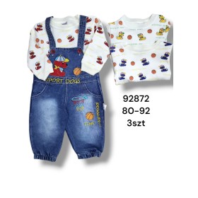 Komplet DZIECIĘCE , size 80-92,paczka 3szt, 1kolor