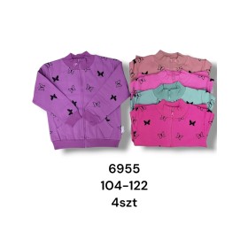 Bluzy DZIECIĘCE , size 104-122,paczka 4szt, 1kolor