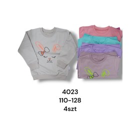 Bluzy DZIECIĘCE , size 110-128,paczka 4szt, 1kolor