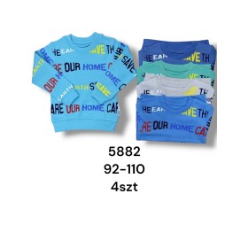 Bluzy DZIECIĘCE , size 92-110 ,paczka 4szt, 1kolor