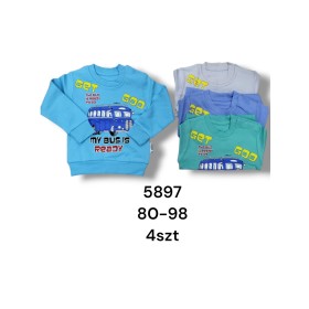 Bluzy DZIECIĘCE , size 80-98 ,paczka 4szt, 1kolor