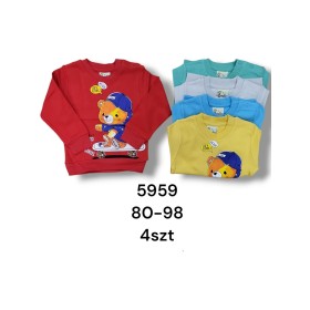 Bluzy DZIECIĘCE , size 80-98 ,paczka 4szt, 1kolor