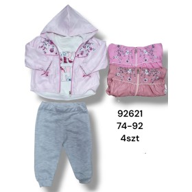 Komplet DZIECIĘCE , size  74-92 ,paczka 4szt, 1kolor