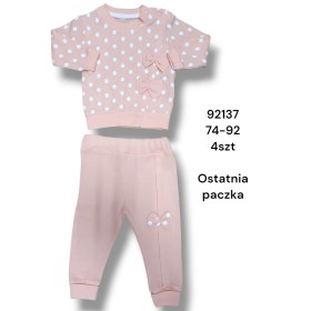 Komplet DZIECIĘCE , size  74-92 ,paczka 4szt, 1kolor