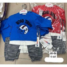 Komplet DZIECIĘCE , size 68-86 ,paczka 4szt, 1kolor
