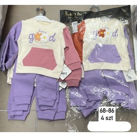 Komplet DZIECIĘCE , size 68-86 ,paczka 4szt, 1kolor