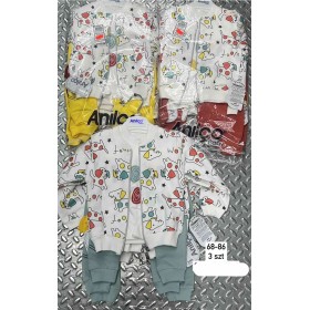 Komplet DZIECIĘCE , size 68-86 ,paczka 3szt, 1kolor